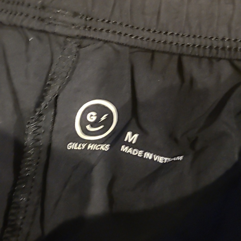 Gilly Hicks Running Shorts Size Med.  Black - Picture 3 of 4